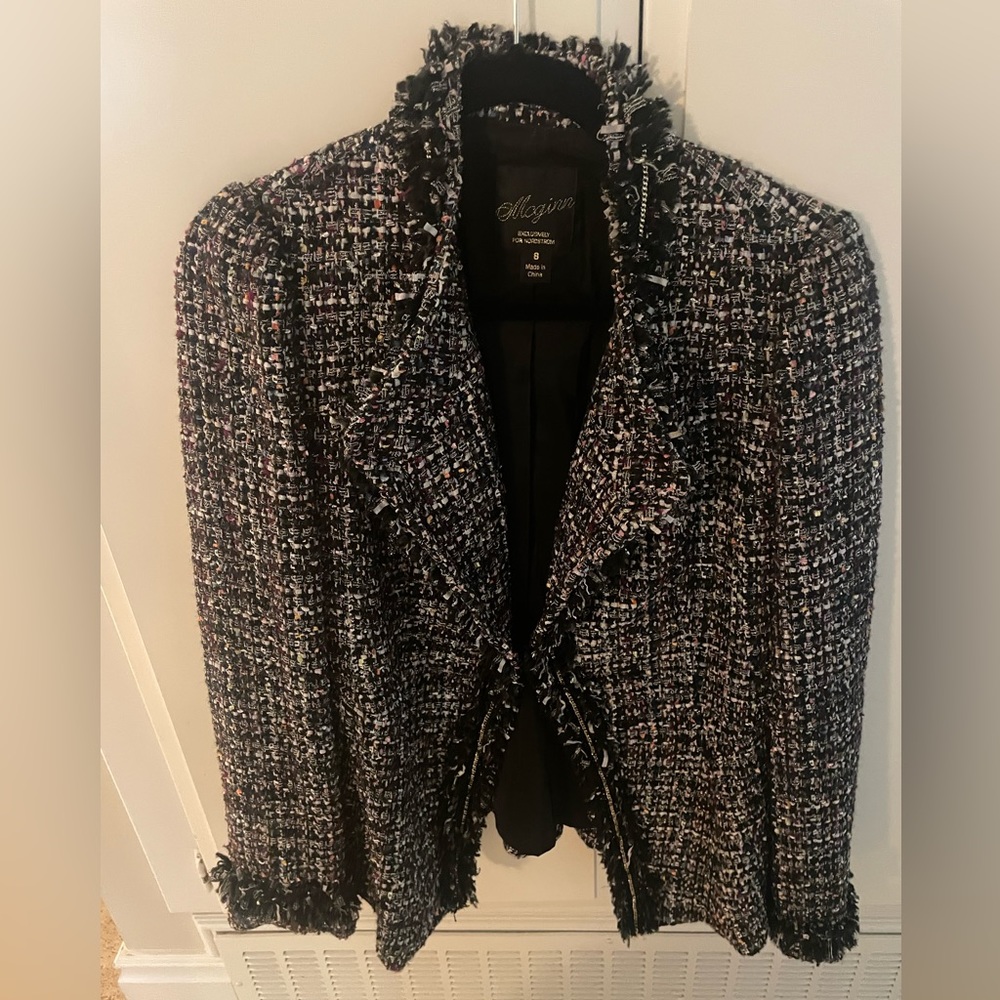 McGinn Women’s Tweed Peplum Blazer